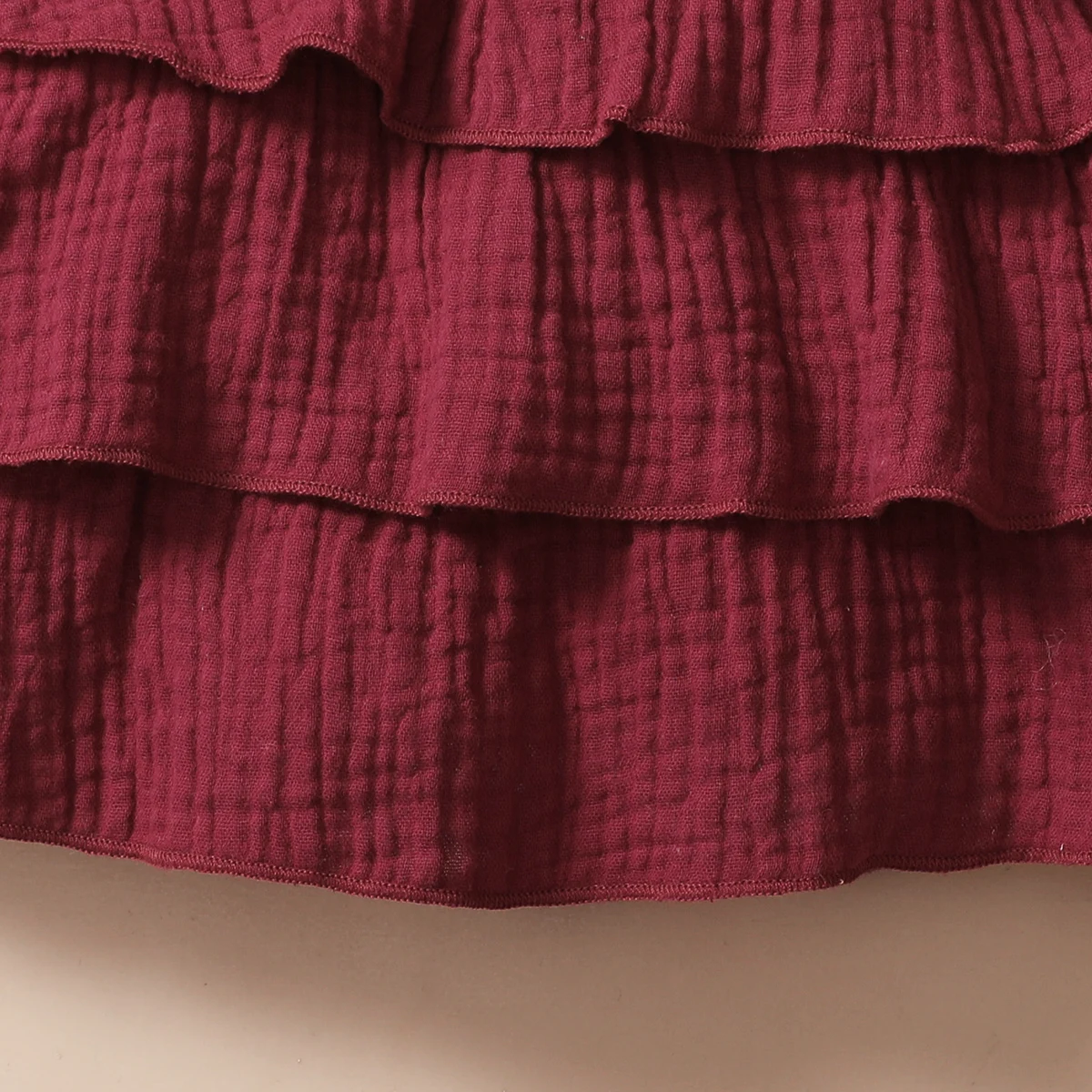 Baby Girl Red Wine & White Cupcake Dress 6
