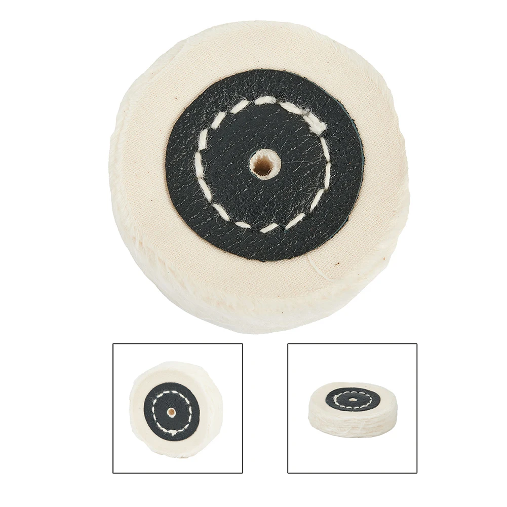 50-200mm White Cotton Lint Cloth Buffing Wheel Gold Silver Jewelry Mirror Polishing Wheel Grinder Tool Polishing Disc Polisher