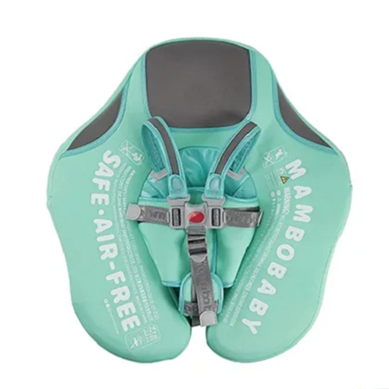 Mambobaby Baby Waist Float Summer Outdoor Floating Ring Float Can Lie Down Solid Non Inflatable Neonatal Toy With Foot Mats