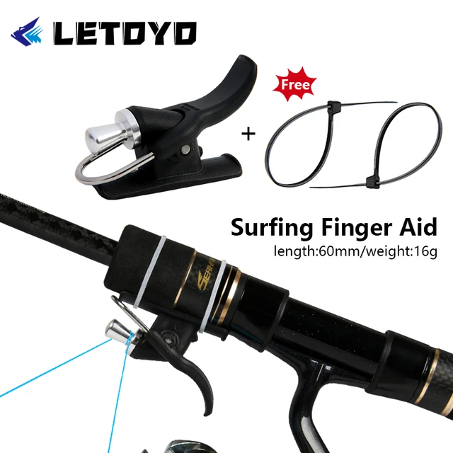 LETOYO Surf Casting Cannon Clip Trigger Thumb Button Breakaway Cannon  Casting Finger Protector Casting Aid For Sea Surf Fishing - AliExpress