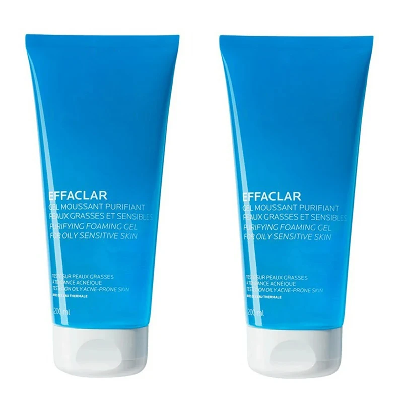 2 шт., очищающий гель для жирной кожи, 200 мл