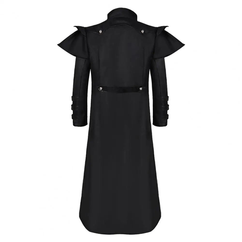 Description Picture 6 of itemMen Medieval Coat Men Retro Palace Style Jacket Medieval Royal Gothic Steampunk Cosplay Men's Coat for Halloween Stage Show