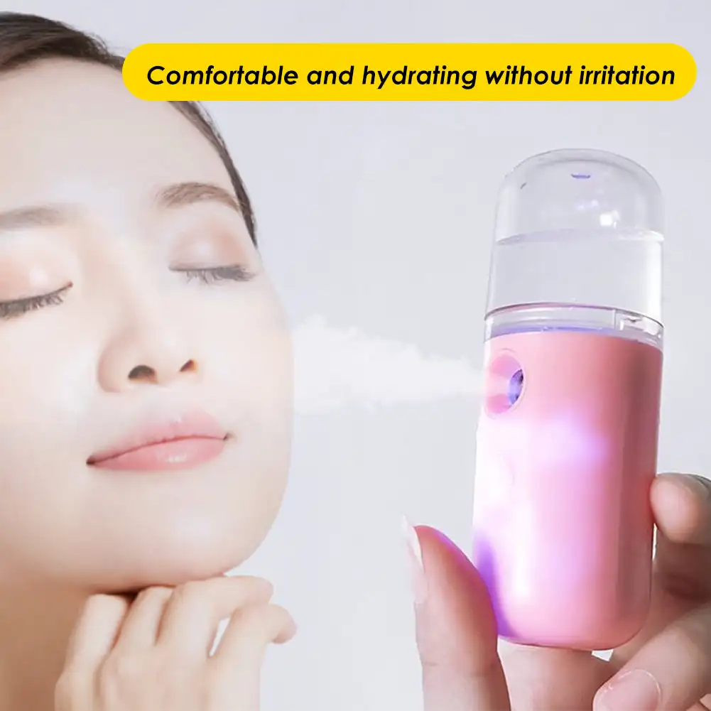 Car Air Humidifier Mini Nano Facial Sprayer USB Nebulizer Purifier Aromatherapy Essential Oil Diffuser Face Water Replenishment