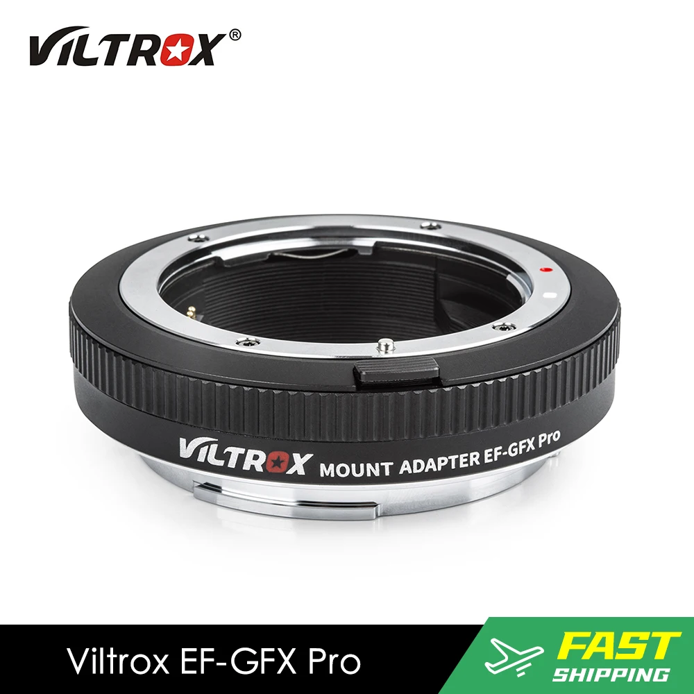 Viltrox Ef-Gfx Pro Auto Focus Lens Mount Adapter Ring Anti-Shake Exif Trasmissione Per Obiettivo Canon Ef/Ef-S A Fujifilm Gfx