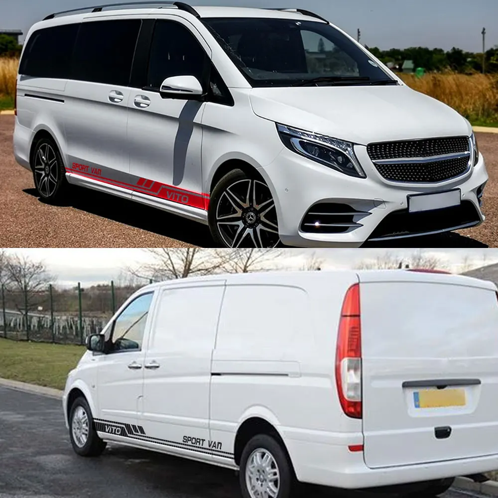 Voiture De Décalque De Latérale De Corps Jupe, Pour Mercedes