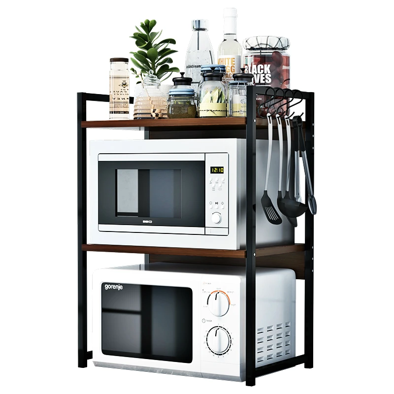 Shelves Space Saving Microwave Multifunctional Microwave Rack