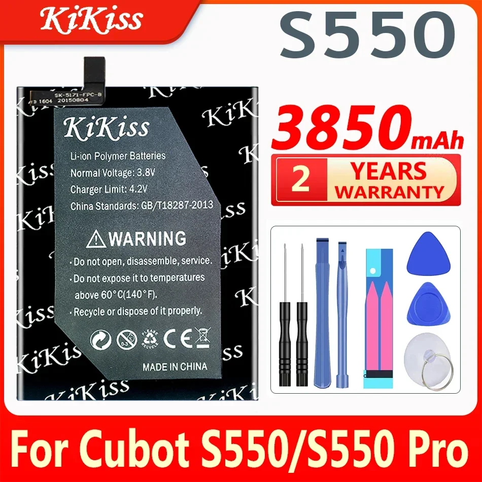 

Сменный аккумулятор KiKiss 3850 мАч для Cubot S550/Cubot S550 Pro