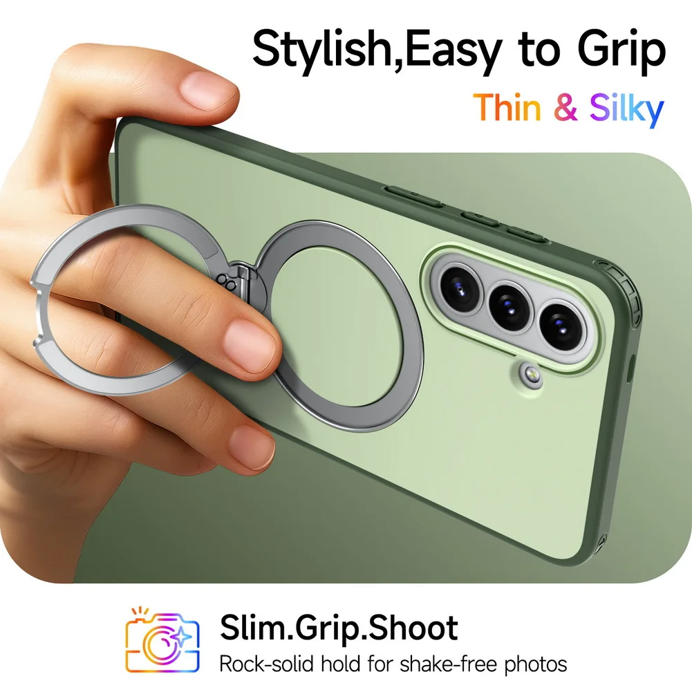 360° Rotatable N52 Strong Magnetic Bracket Phone Case Cover