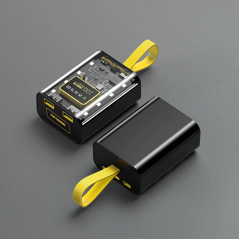 Custodia Power Bank 3*18650 con Luce Notturna e Doppia Porta USB, Scatola DIY per Batterie iPhone Xiaomi 18650 - immagine 4