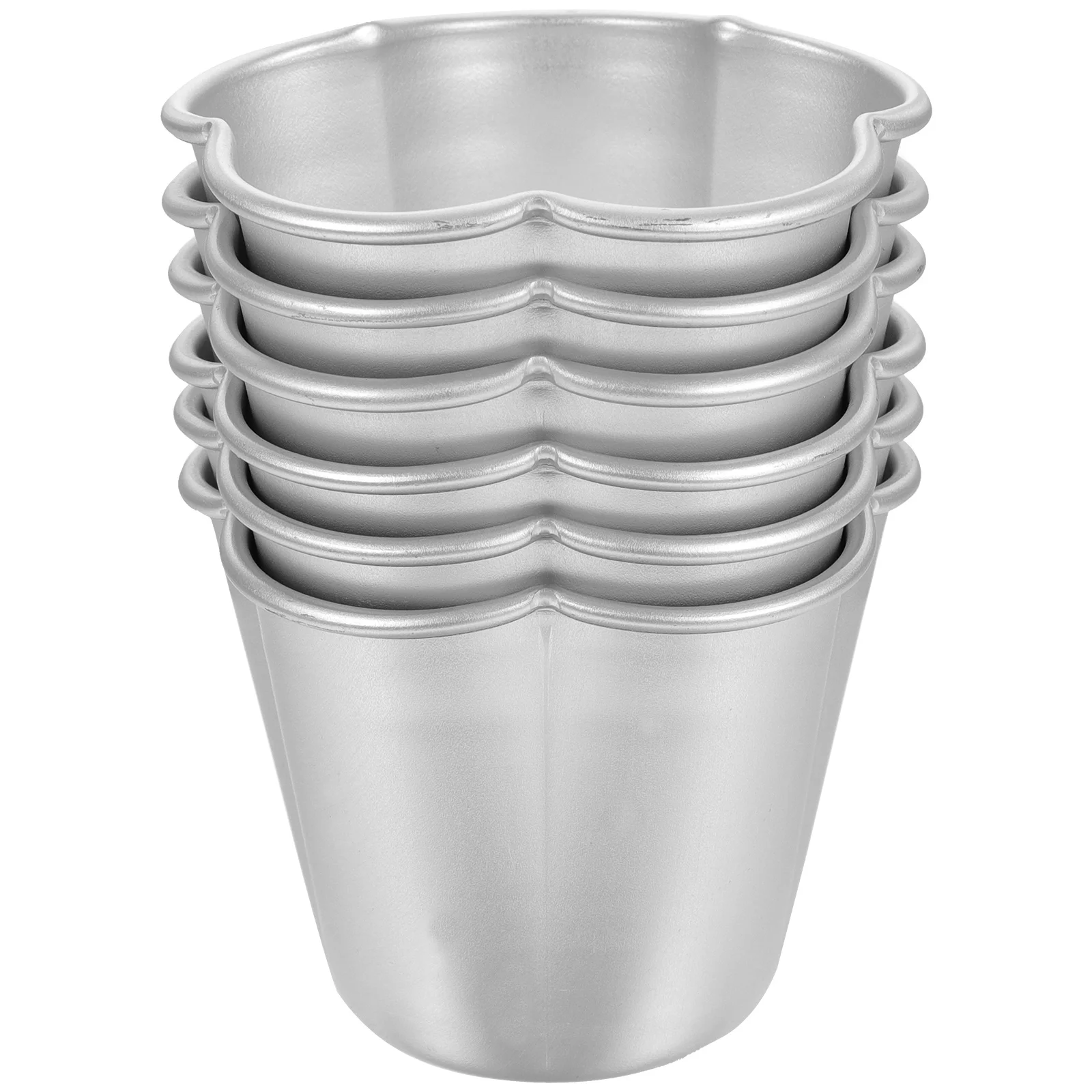 

Aluminum Egg Tart Mold Reusable Cupcake Dessert Mold Muffin Cups Nonstick Fruit Cake Die Mold Pastry Baking Tools