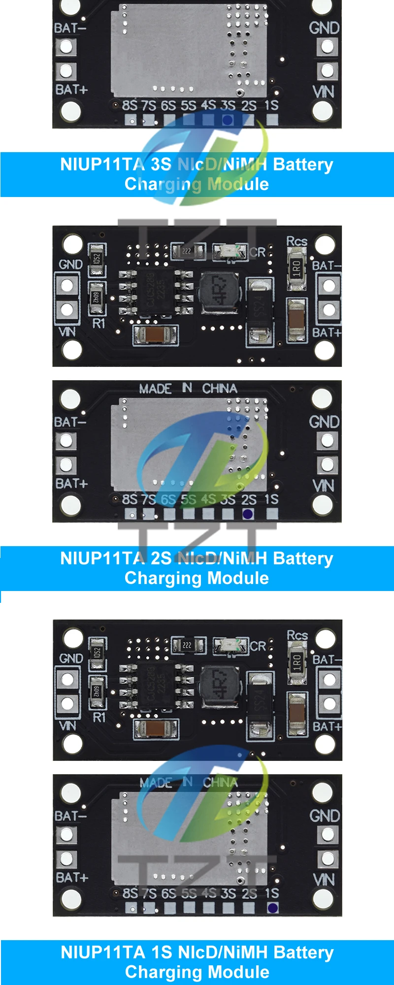 1-8 Zelle 1,2 V 2,4 V 3,6 V 4,8 V 6V 7,2 V 8,4 V 9,6 V für Nimh Nicd Batterie dedizierte Ladegerät Lade modul platine – Detail 11