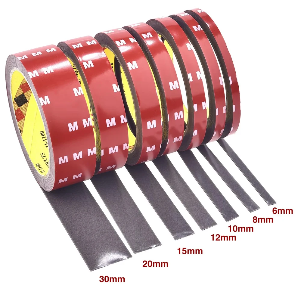 Extra Strong Double Sided Adhesive Tape Waterproof Acrylic Foam Adhesive Tape For Car Home High Temperature Fixing Sticky