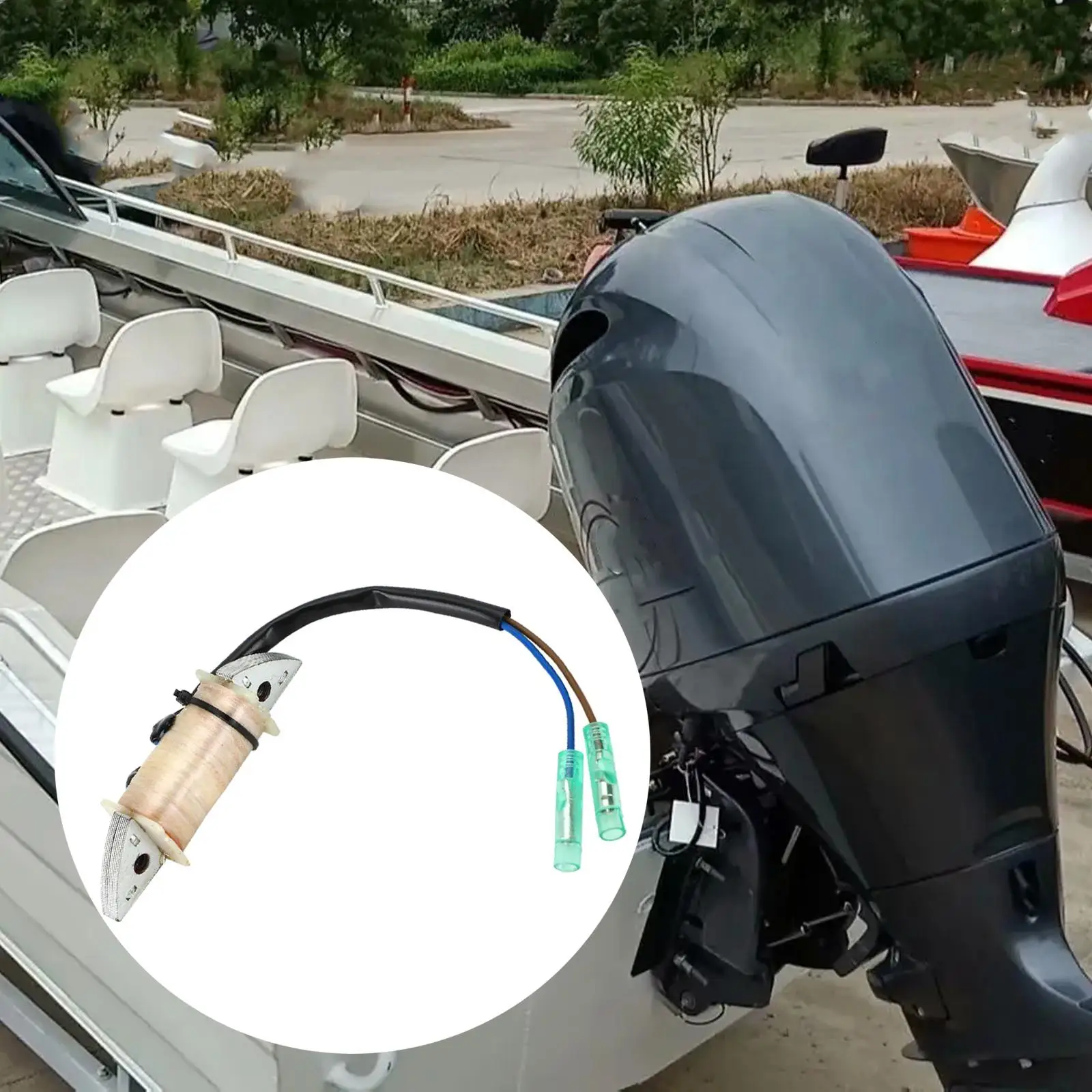 

Аксессуары для подвесной катушки заряда 63V-85520 запасные части для 2T 9.9HP