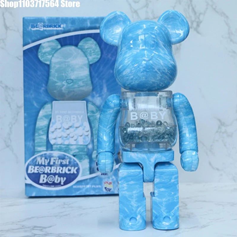 

Water ripple violence bear building blocks Bear starry sky hand home wine cabinet decoration living room floor-to-ceiling dolls