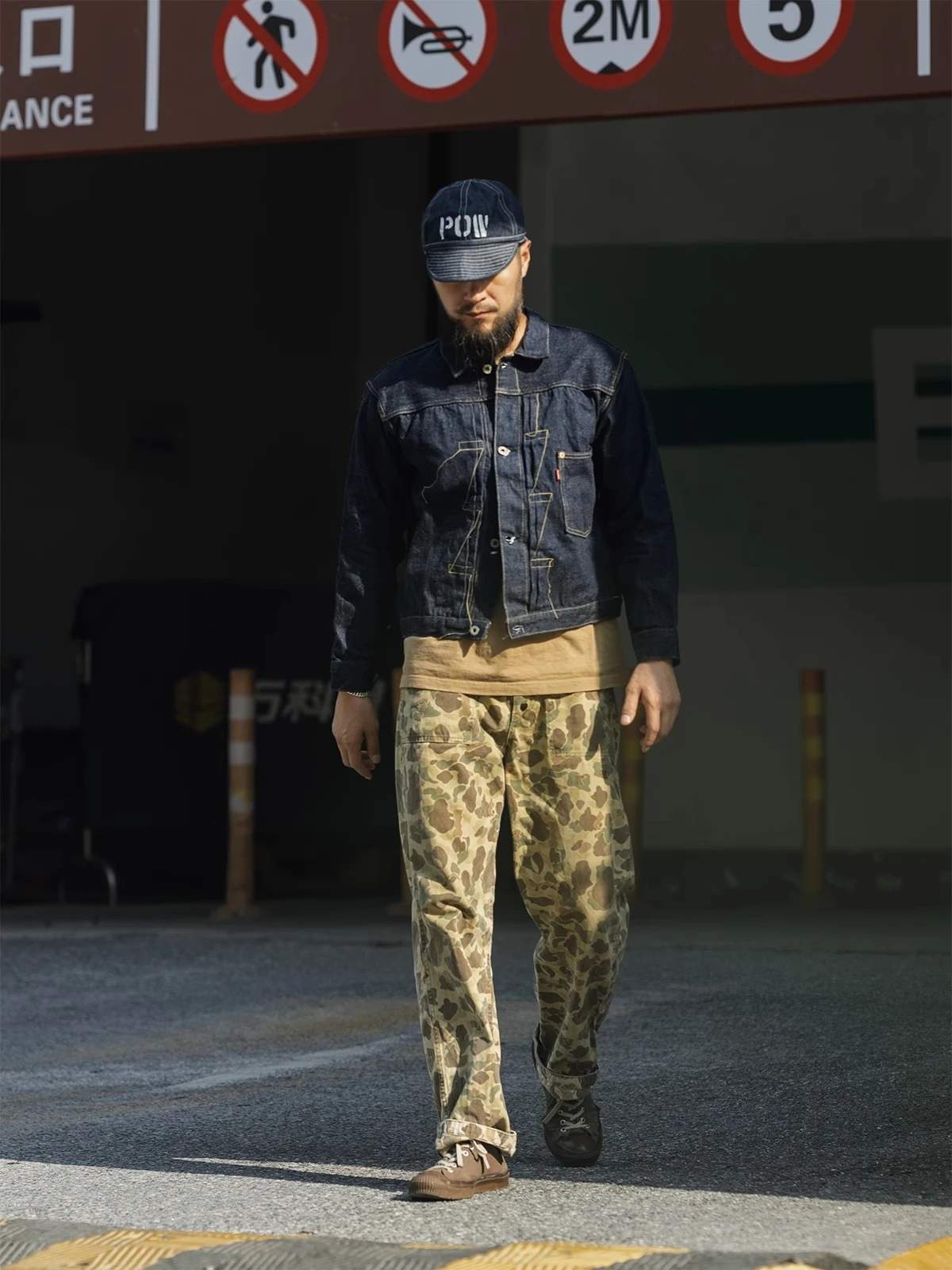 Rugged Bronson 44806XX Jean Jacket War Model Blue Selvage Denim Blouse S506XX 4