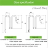 Aquairum Stainless Steel Skimmer Lily Pipe for Tank Filter Pipes Filter Supplies Lily Pipe Inflow Aquarium Inlet Outlet 2