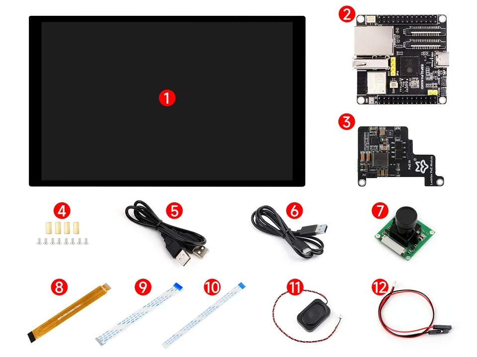Waveshare ESP32-P4-NANO ESP32-P4 RISC-V MCU Bluetooth5/BLE Wi-Fi6 32MB PSRAM 16
