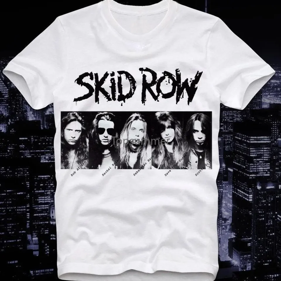 T Shirt Skid Row Sebastian Bach 18 And Life Live Tour Retro