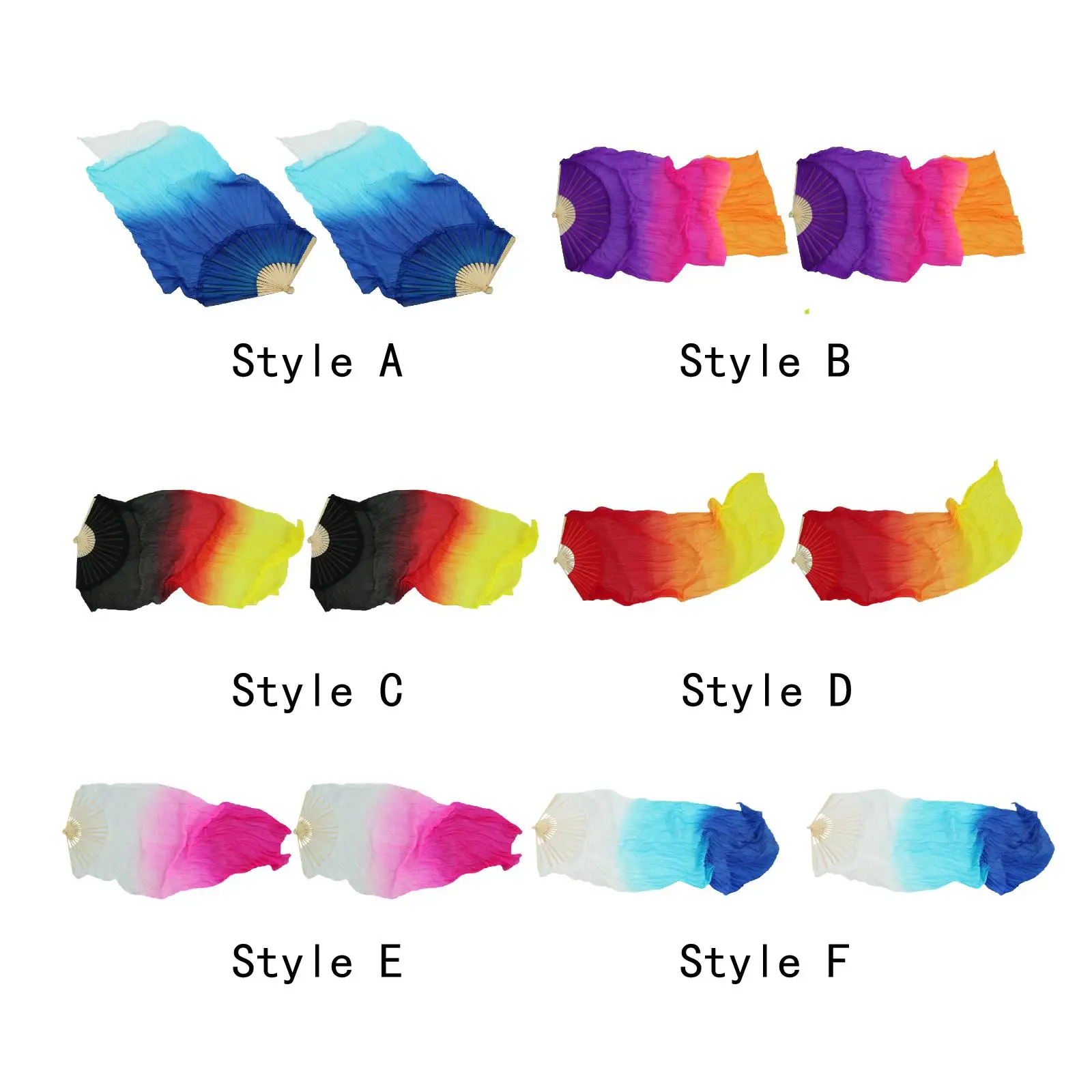 

Веер-Фата для танца живота ручной работы, 1 пара