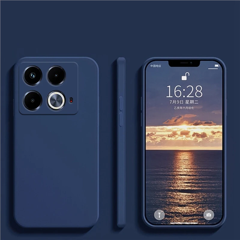 Liquid Silicone Anti-Drop TPU Protective Phone Case