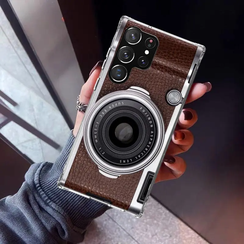 Fashion Classic Camera Lens Style Phone Case - Silicone Printed Cover