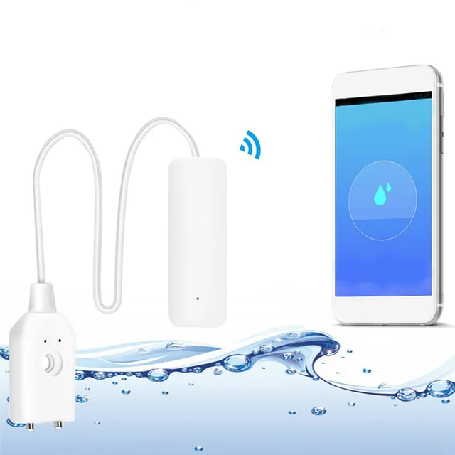 FORW-Water Alarm Sensor Wifi Water Leak Detector Overflow Flood Leakage Alerts Remote Monitor Leak Notifications 4