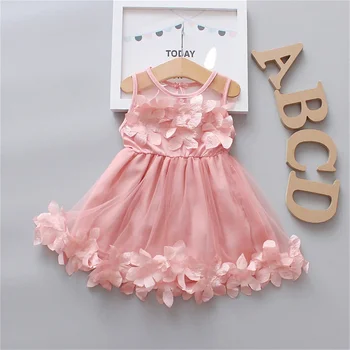 Baby Girl Flower Fairy Party Dress 1