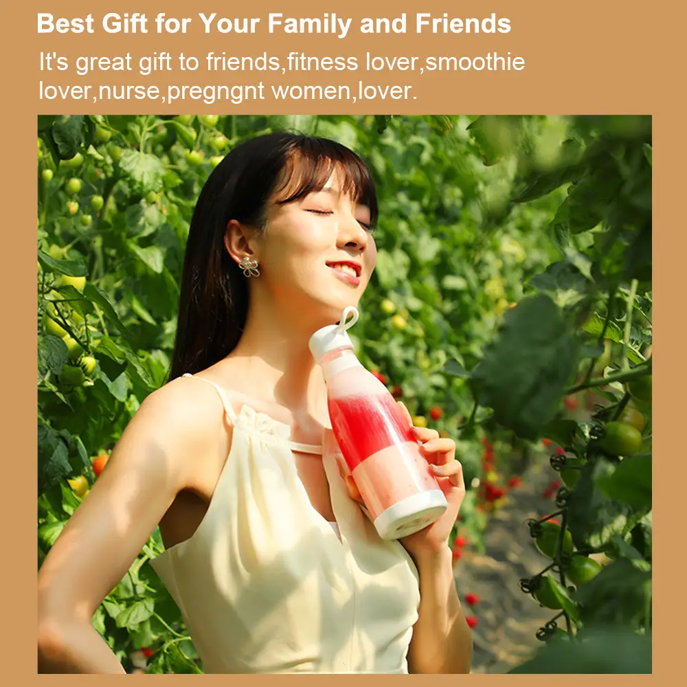 

Electric Mini Blender Portable Juicer Juicing Crushed Ice Milkshake Blender Quick Juicing Wireless Multifunctional Healthy Life