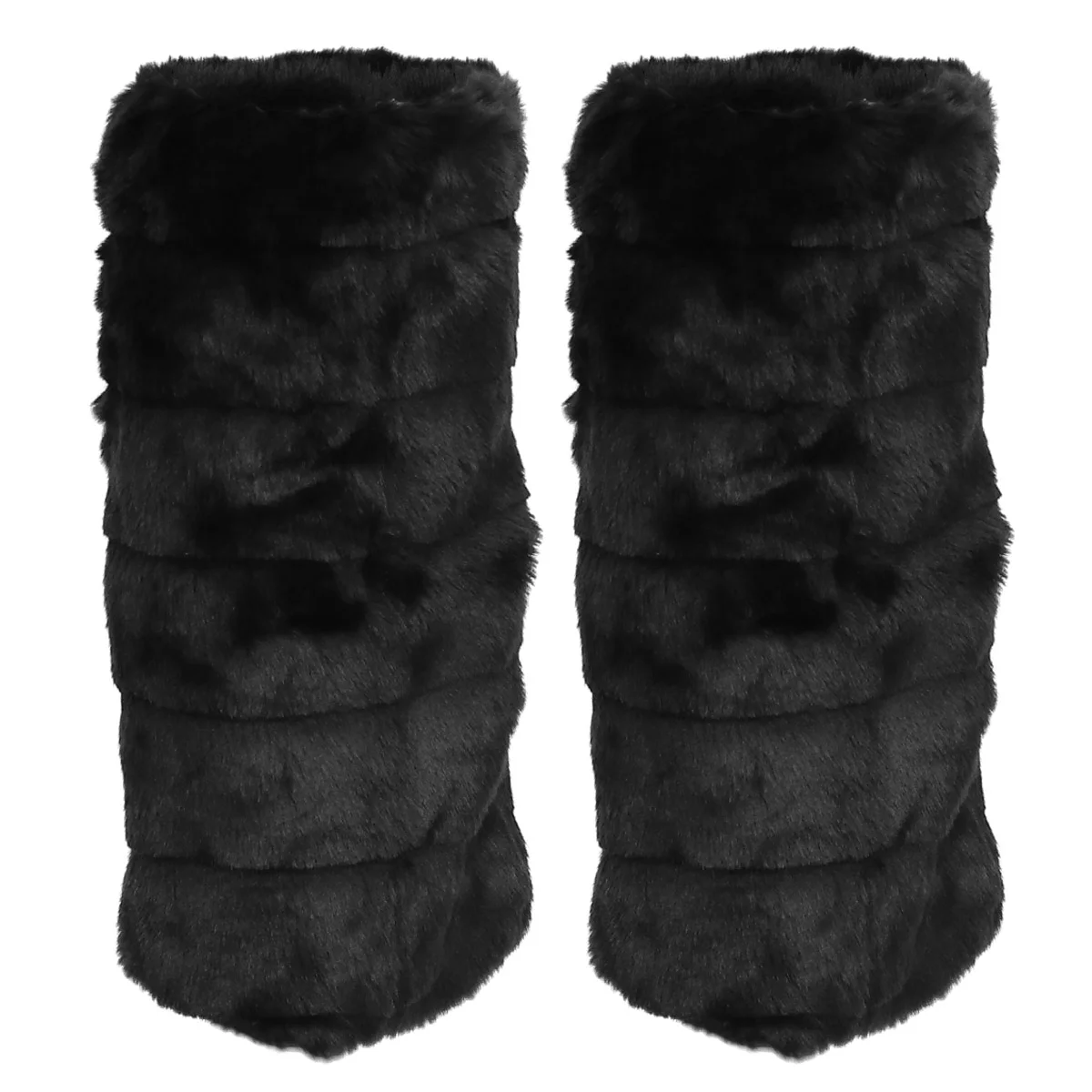 

Winter Boot Gaiter Cuffs Long Foot Sock Boots for Girls Women's Faux Fur Leg Muffs
