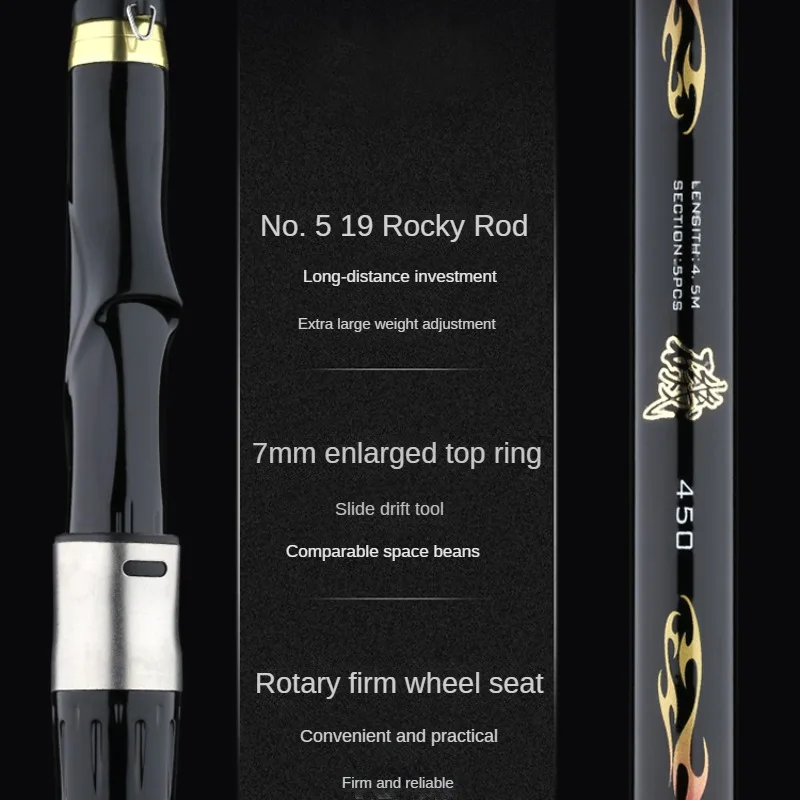 Japan-Rock Fishing Rod, Large Guide Ring, Carbon,Ultra Light