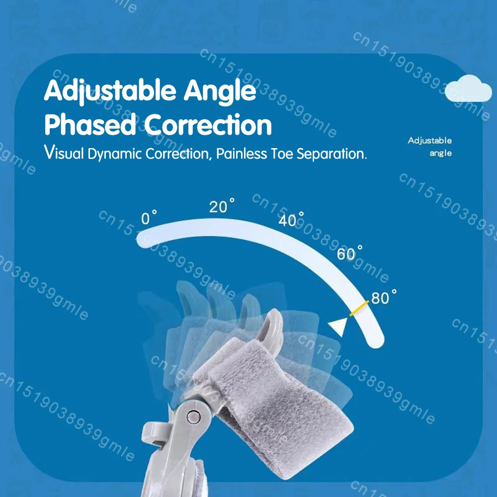 Hallux Valgus Corrector Big Toe Orthopedic Toe Straightener Anti-Slip Adjustable Toe Correction Pedicure Finger Toe Corrector