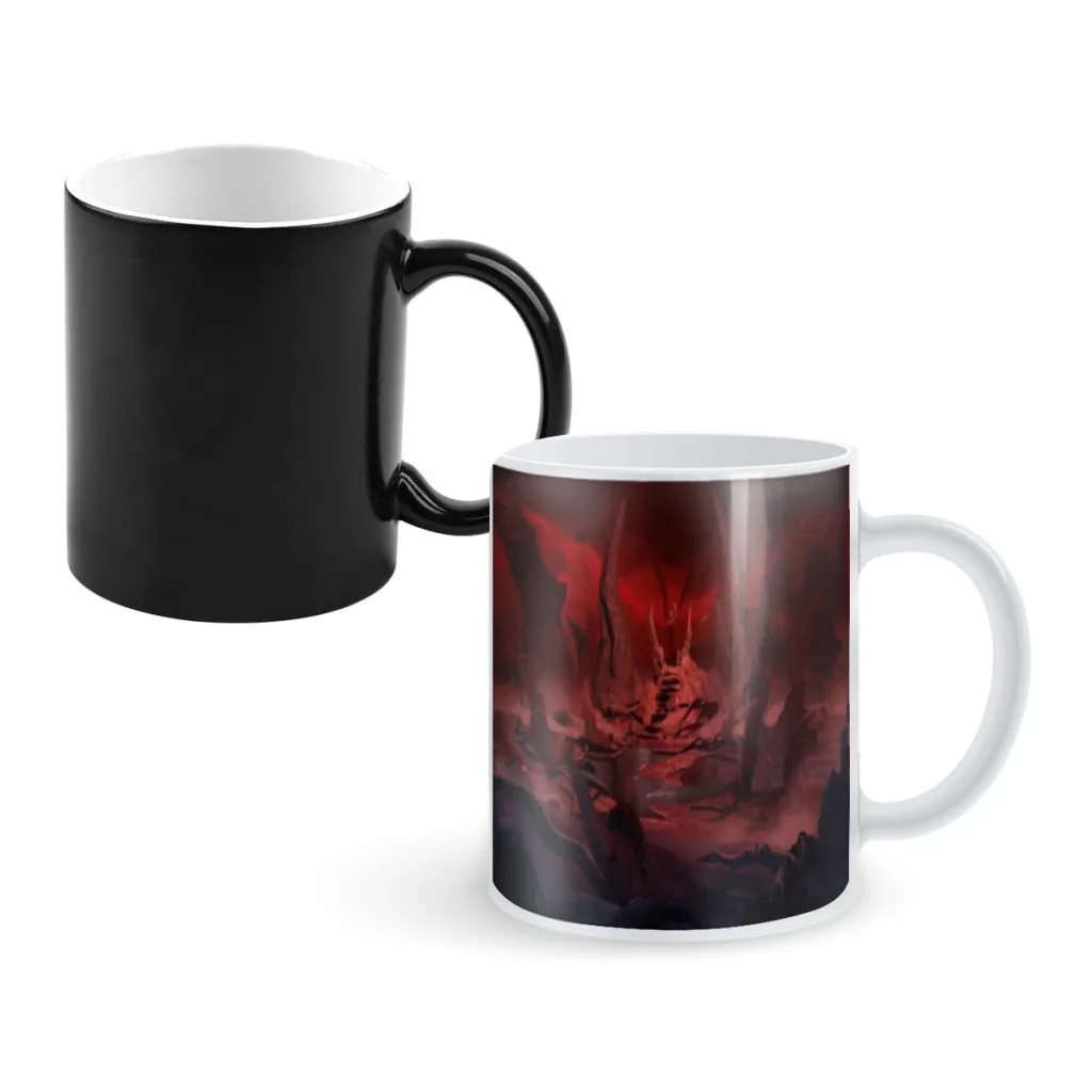 thumbnail image 1 of Thriller American Drama Stranger Things One Piece Coffee Mugs And Mug Creative Color Change Tea Cup Ceramic Milk Cups Gifts, 1 of 5
