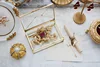 Creative Nordic style Retro Jewelry display Glass box Transparent envelope Glass jewelry box Desktop tissue storage box 3