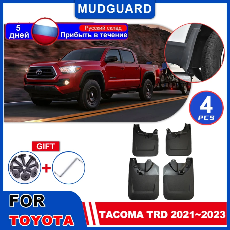Car Mudguards for Toyota Tacoma TRD N300 MK3 2021~2023 2022 Auto Mudflaps  Fender Mud Flap Splash Flares Guards Cover Accessories - AliExpress