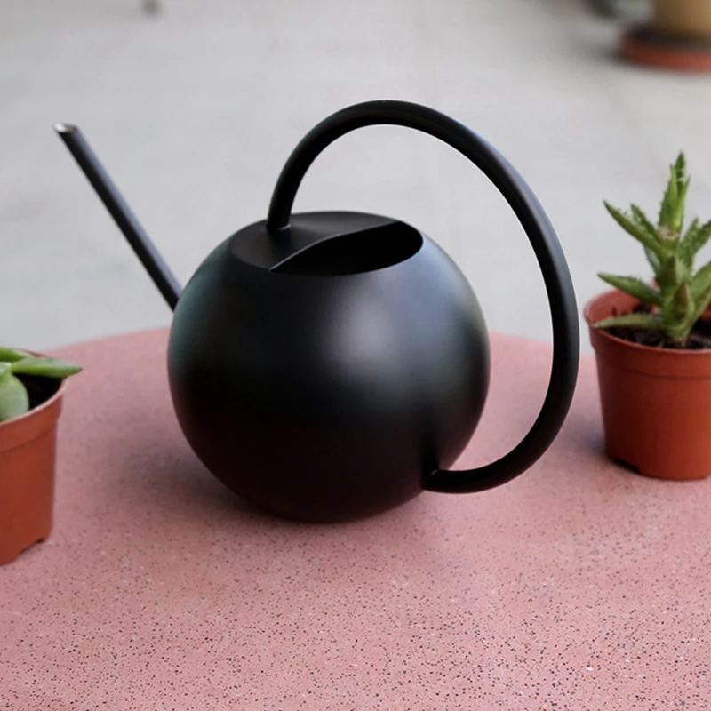 400 ML Stainless Steel Watering Can Small Indoor Plants Mini Watering Can Metal Long Spout