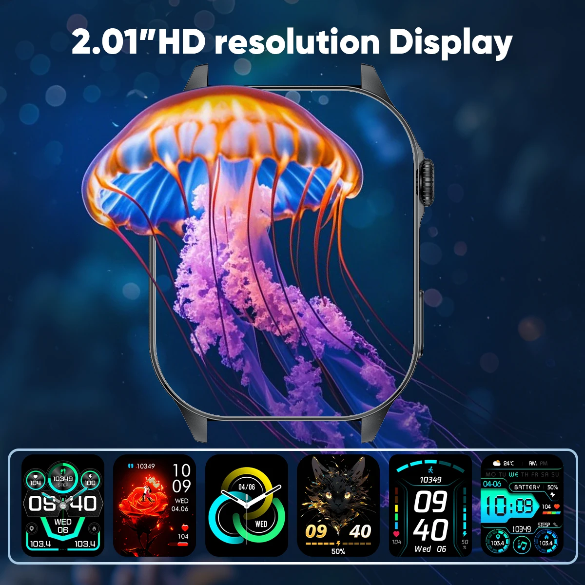 LIGE AMOLED Smart Watch Men 2.01'' Screen Bluetooth Call Health Monitor Waterproof Sport Women Smartwatch New For Android IOS