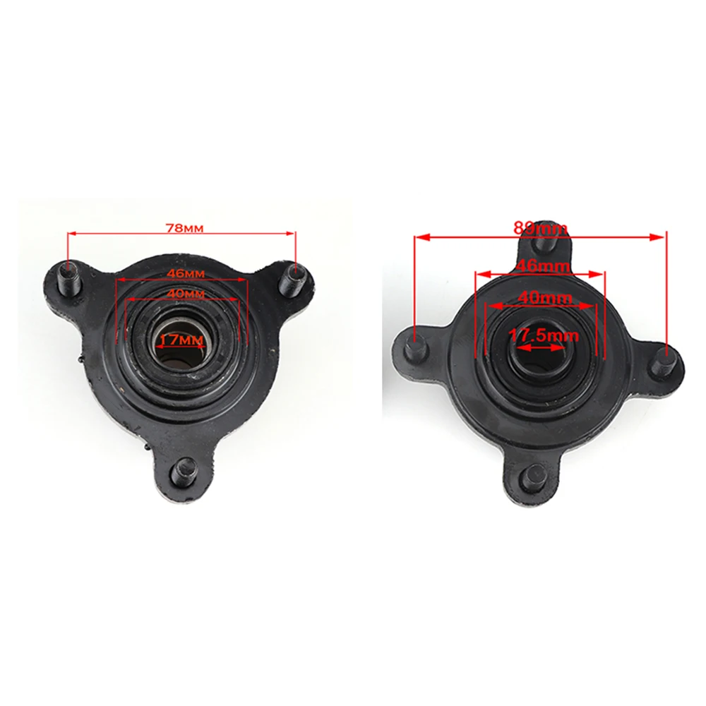Achsschenkel spindeln der vorderen Lenk strebe mit Radnaben und hydraulischem Bremssattel satz für 110ccm 125ccm ATV Quad Go Kart Golf Buggy – Detail 5