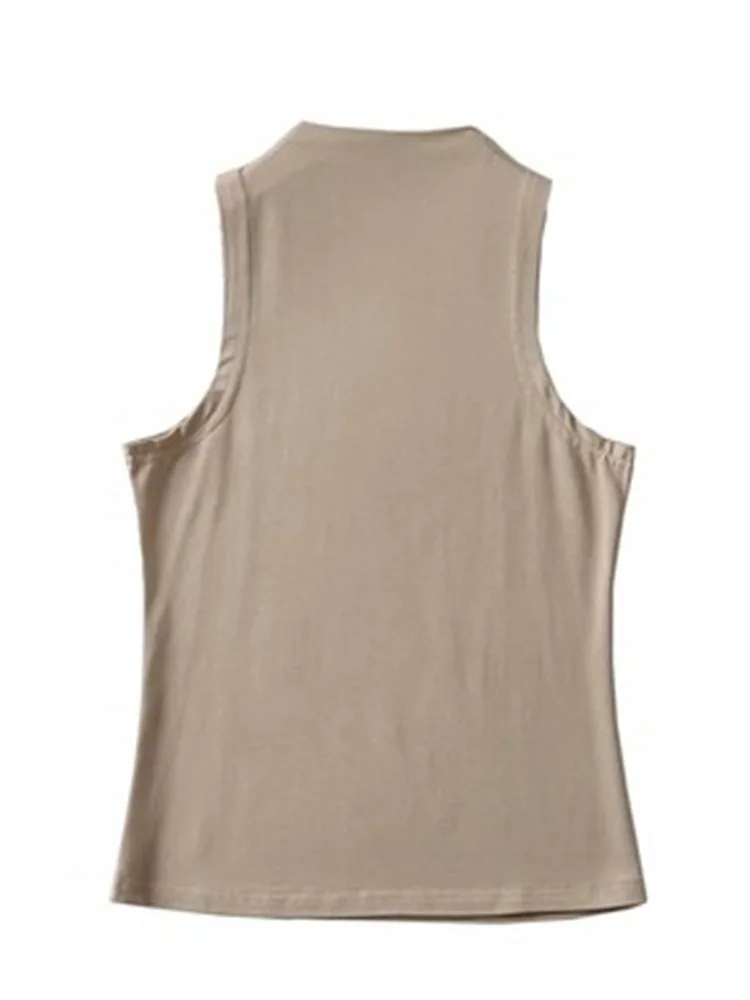 Women Skim Dupes Tank Tops Strechy Sleeveless Cropped Vest Tee
