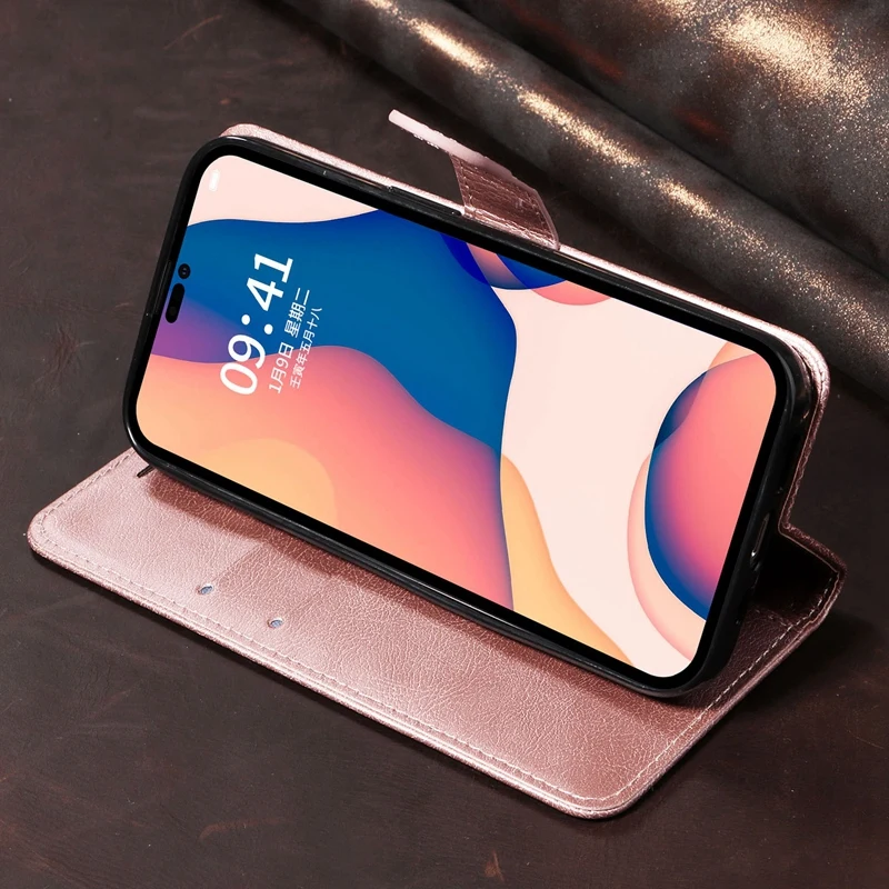 Egyszínű kártya zsebes pénztárca tok Google Pixel 7 Pro 6 6A 6 Pro 5 5A 5 XL 4 4A PU bőr állványtartó Flip Holste_voghion.com