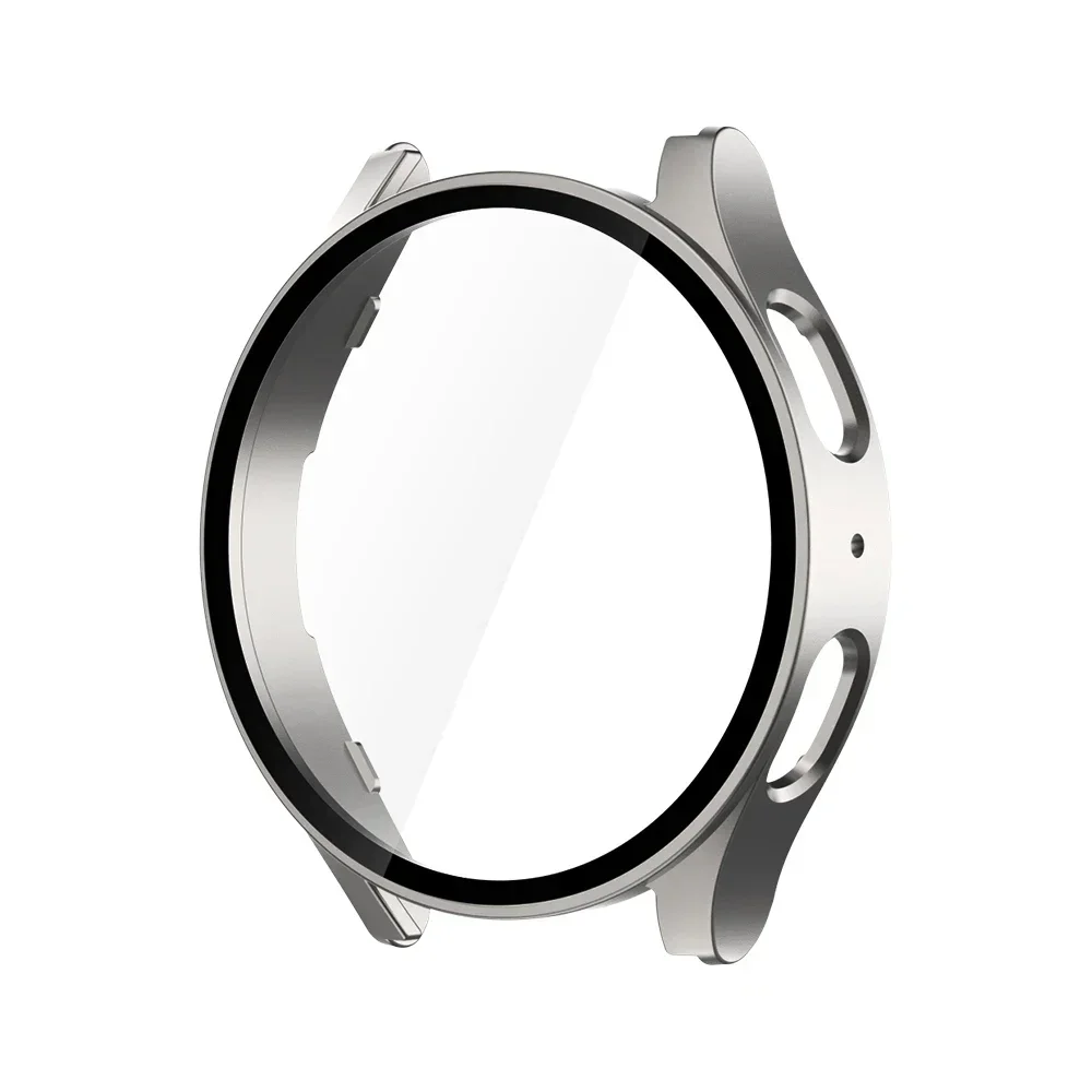Premium Tempered Glass & PC Protective Bumper for Samsung Galaxy Watch - All-Around Screen Protector