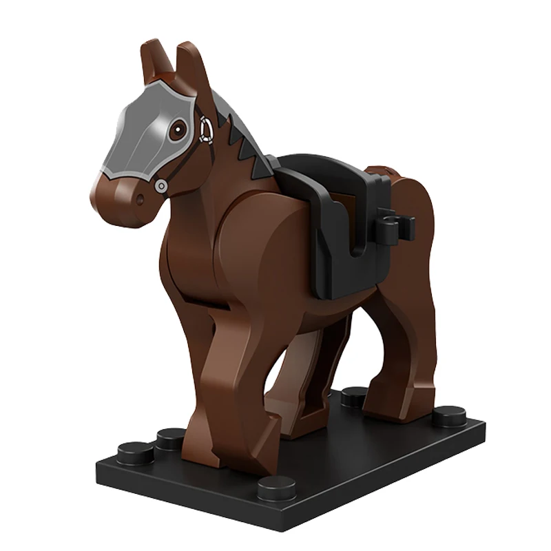 Medieval Animal Toy Building Block Set - Decorative Knight War Collection