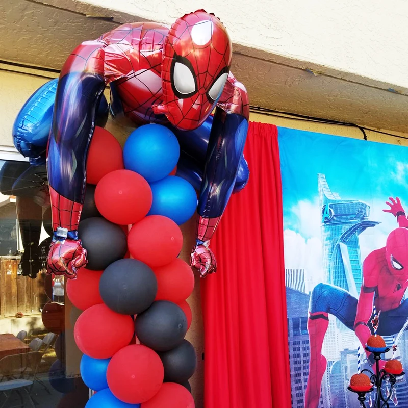 SpidermanPartyDecorationPaperPlatesNapkinsTableclothBalloons