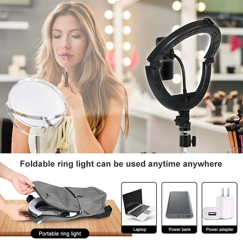 10 Inch Fill Light Anchor Special Desktop Ring Light Net Red Indoor Photo Cell Phone Beauty Round Ring Round Hit fill light
