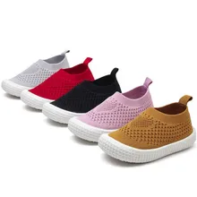 

Children Shoes for Girls Sneaker Boys Knit Sport Shoes Spring Autumn New Soft Bottom Baby Toddler Flat Kids Casual Socks Shoes