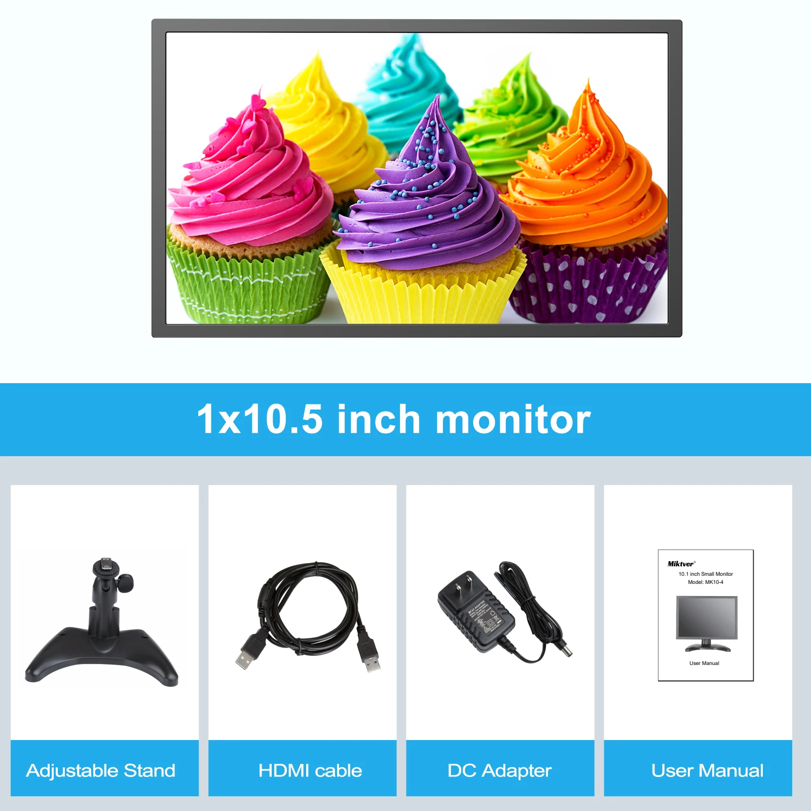 Miktver G1051  10.5 VGA  Ǯ HD 1920x1280   ũ ӿ HDMIִ 100% sRGB ޴ IPS ÷