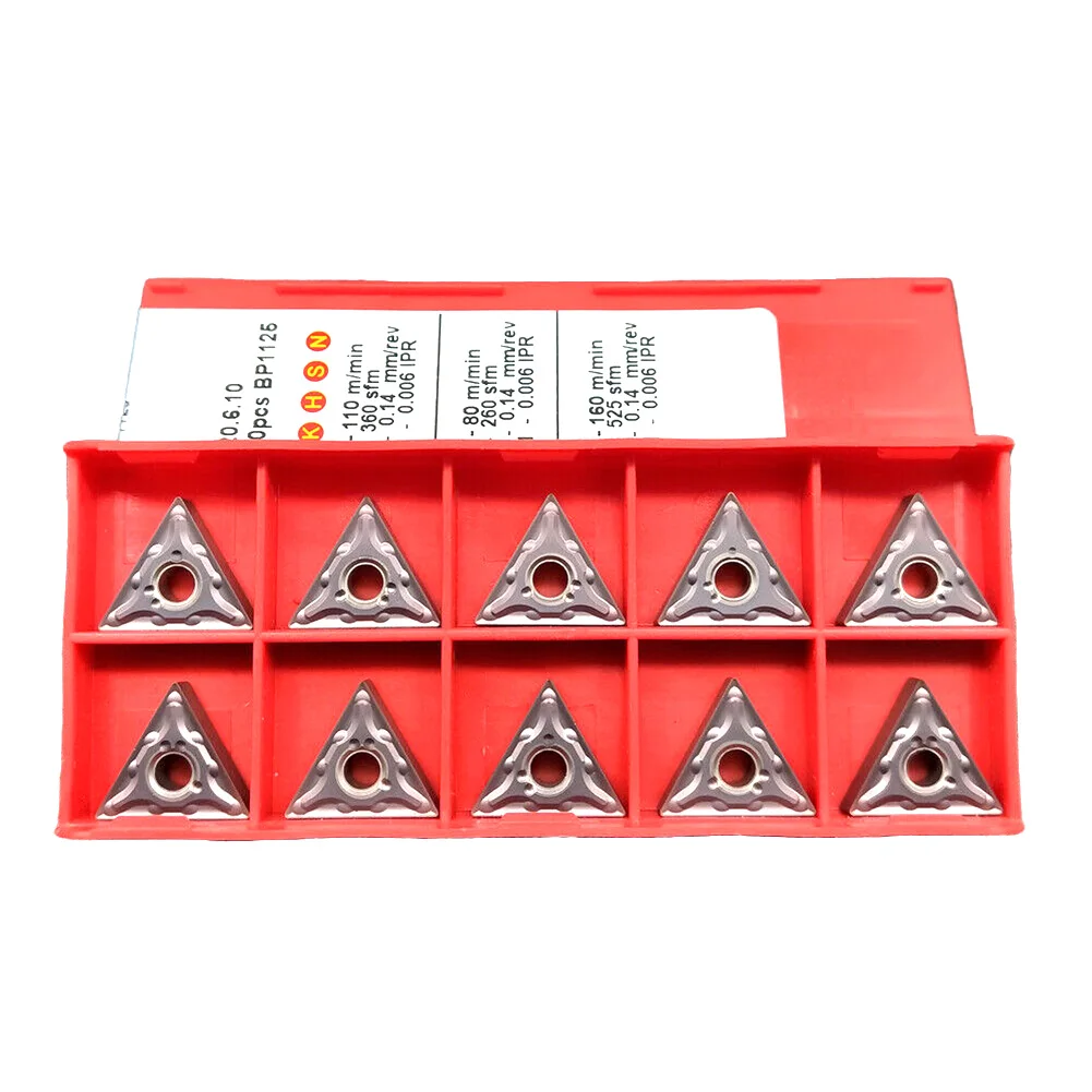 

10PCS TNMG160404-MA BP1125 Indexable Carbide Turning Tool Insert CNC Lathe Turning Tool For Machining Stainless Steel Cast Iron