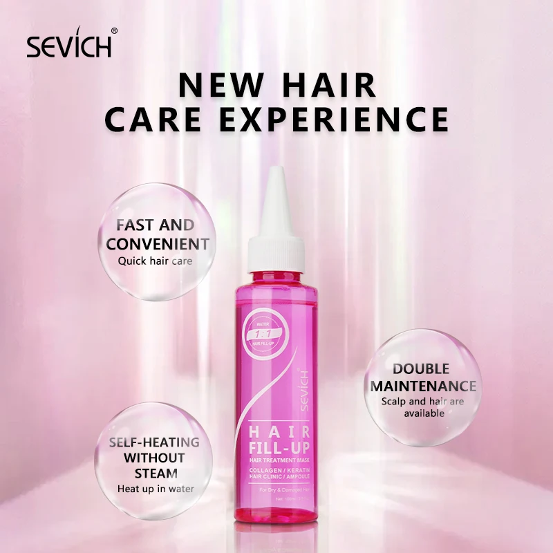 Sevich 5 Second Water Infusion Hair Mask 100ml Smooths Frizzy Repairs Damage Non-greasy Hydration Keratin Hair Treatments Mask