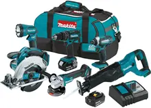 

Makita 6-Piece Combo Kit (3.0Ah), Cordless Metal Wall Sign, XT610, 18V LXT, 2021