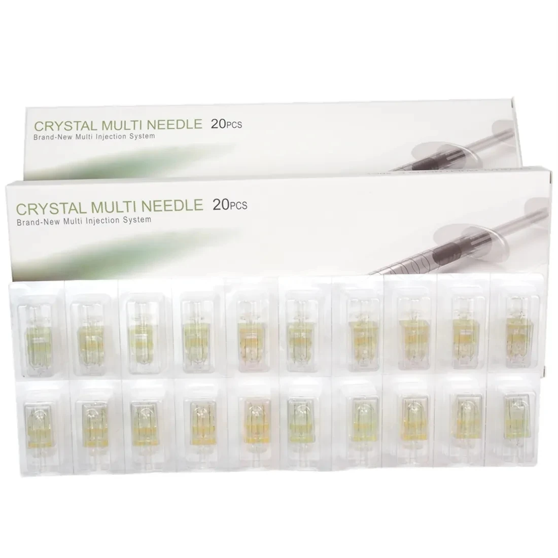 Crystal Multi hand Need-le 5-pins Skincare Tools 20pcs=1 box
