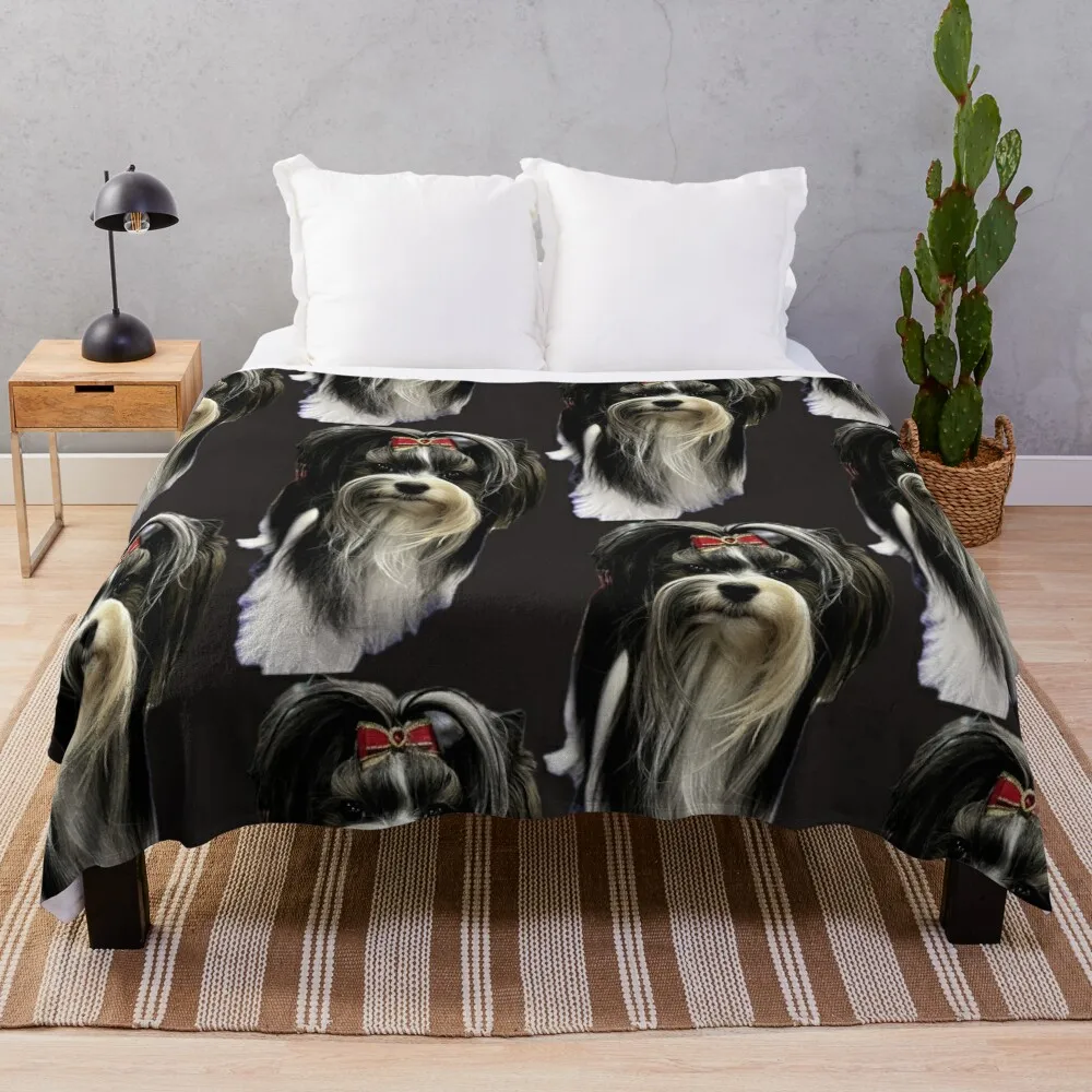 

Beautiful Biewer Terrier Throw Blanket Blankets Sofas Of Decoration Hairys Blankets